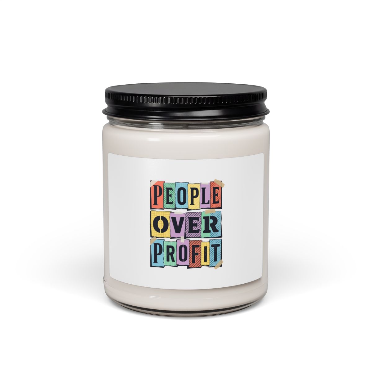 People Over Profit scented candle