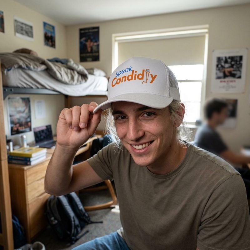 Speak Candidly trucker hat