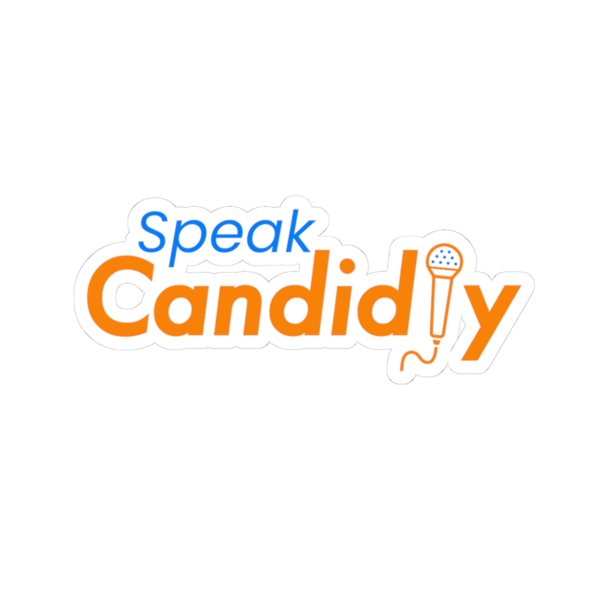 Speak Candidly logo sticker